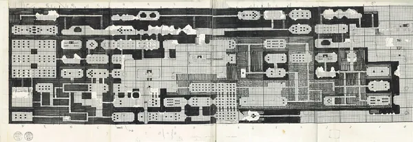 Mapa de Hyrule dibujado a mano para el juego de 1986